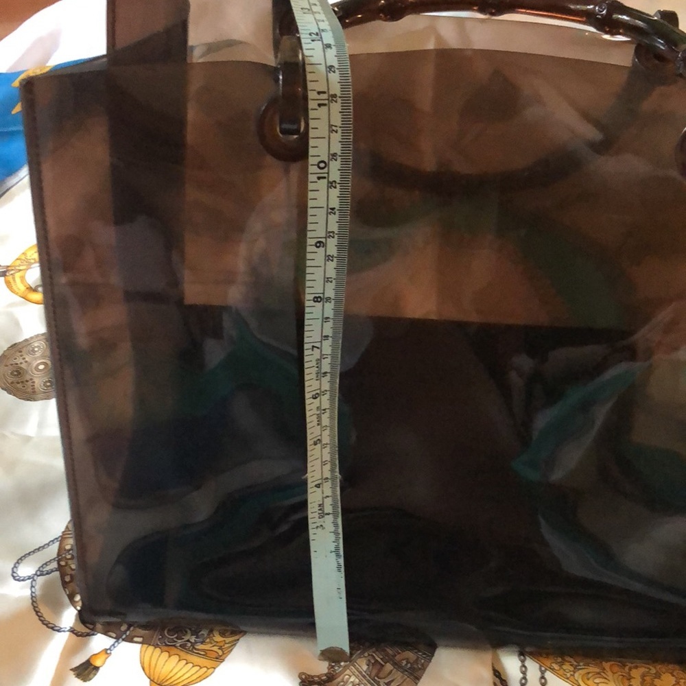 ❤️ Gucci Rare Vintage plastic totes bag - Picture 14 of 17